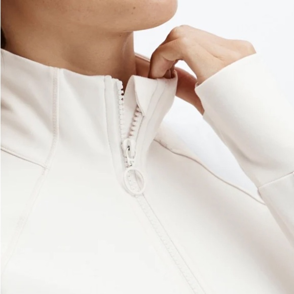 Fabletics Trinity Performance Jacket, White, Size… - image 2